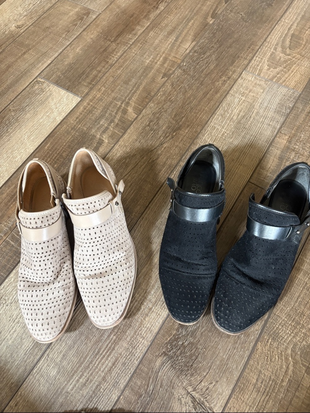 Two pair Franco Sarto shoes/booties size 9